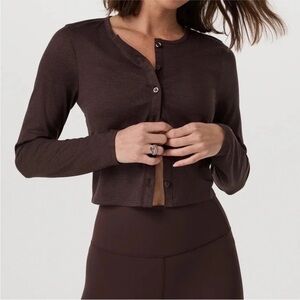 Vuori Halo Cardigan 2.0 in Java Heather Size XS